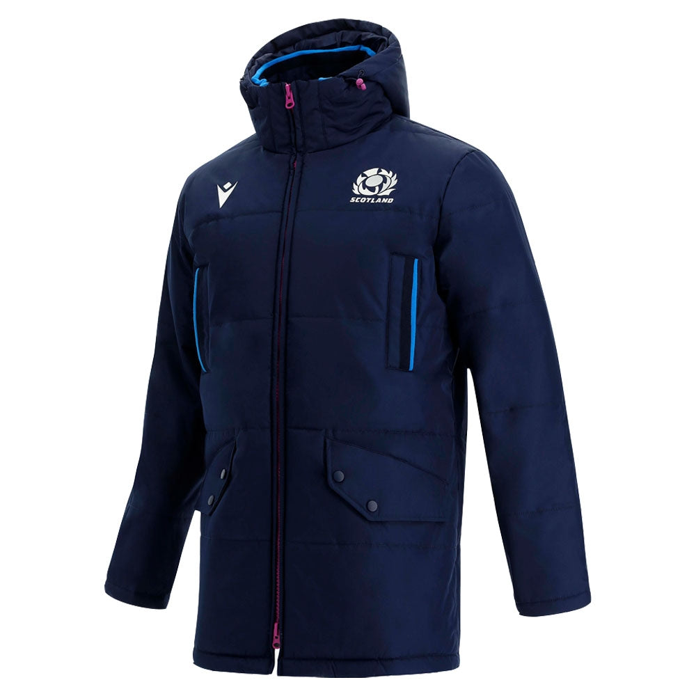 2021-2022 Scotland Travel Long Puffa Jacket (Navy)_0