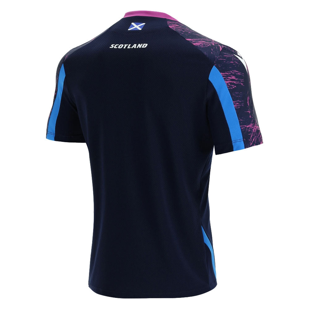 2021-2022 Scotland Poly Dry Gym T-Shirt (Navy)_1