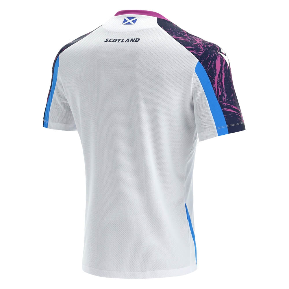 2021-2022 Scotland Poly Dry Gym T-Shirt (White)