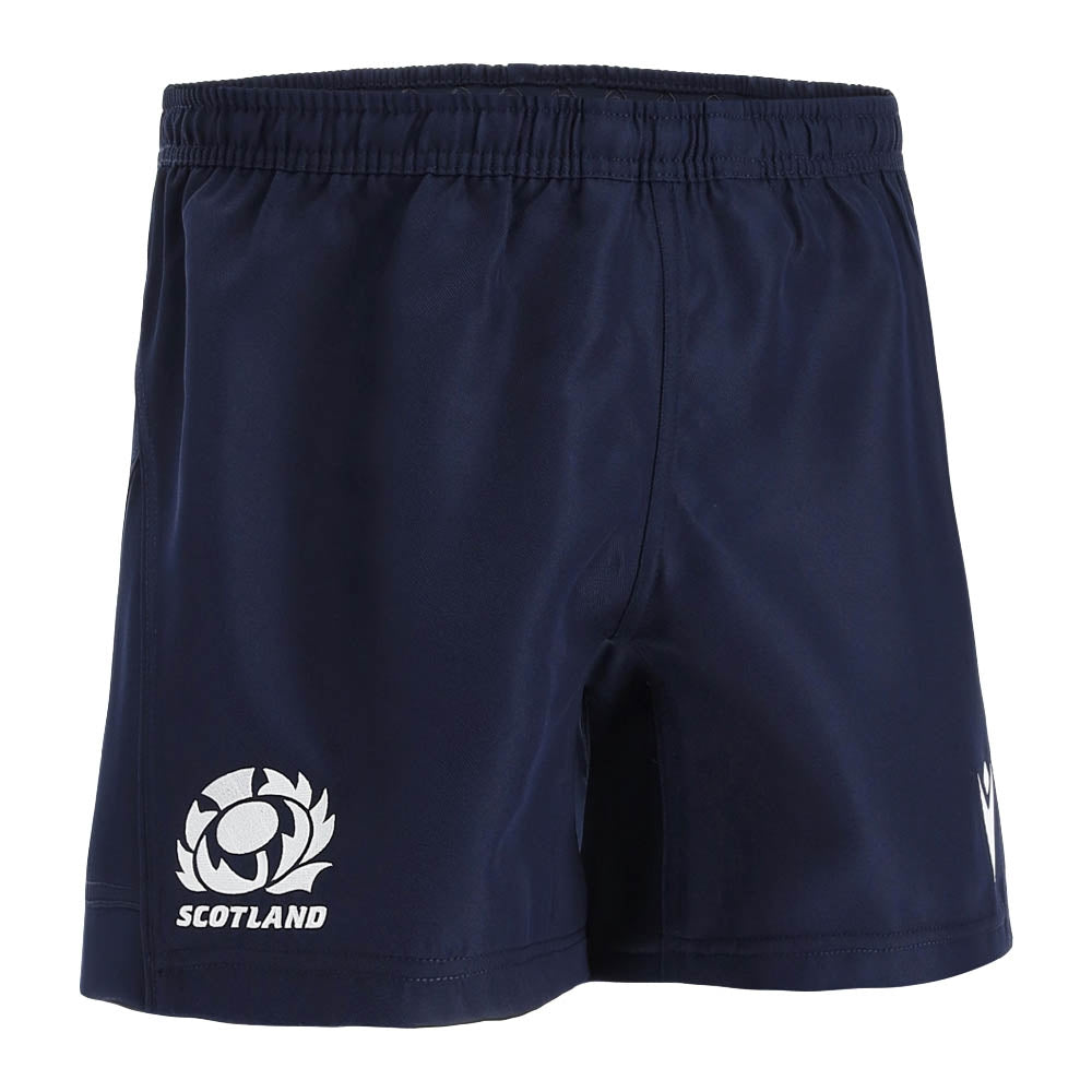 2021-2022 Scotland Rugby Training Shorts (Navy) Product - Shorts Macron   