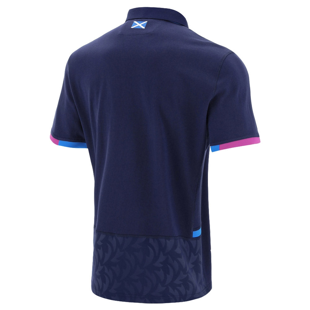 2021-2022 Scotland Home Cotton Rugby Shirt Product - Football Shirts Macron   