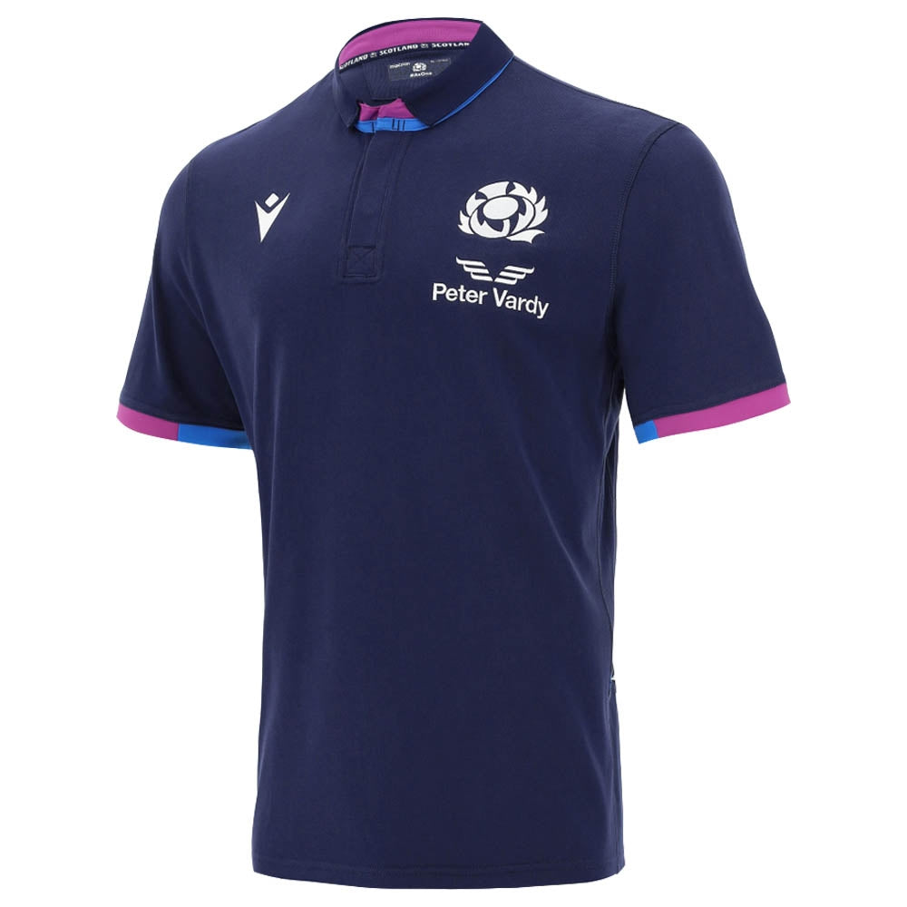 2021-2022 Scotland Home Cotton Rugby Shirt Product - Football Shirts Macron   