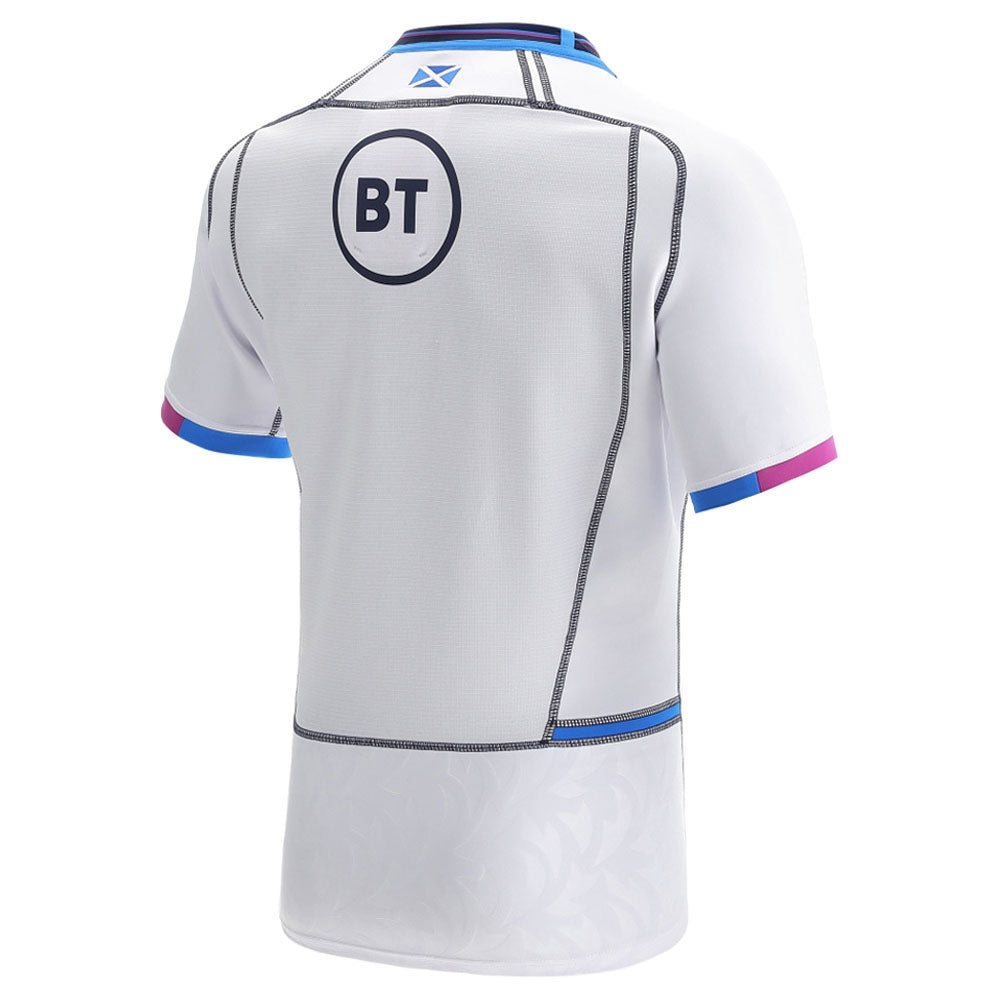 2021-2022 Scotland Away Pro Body Fit Rugby Shirt Product - Football Shirts Macron   
