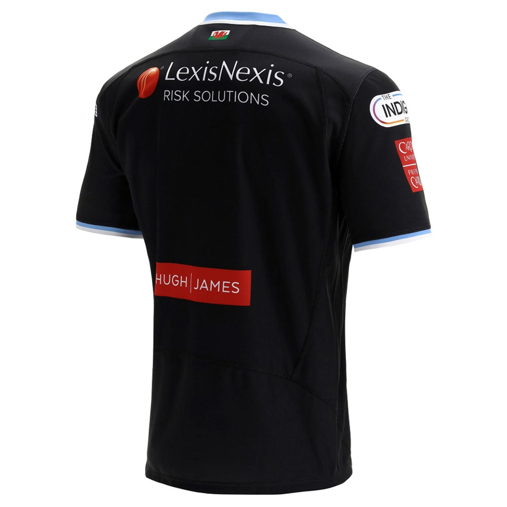 2021-2022 Cardiff Blues Away Rugby Shirt Product - Football Shirts Macron   