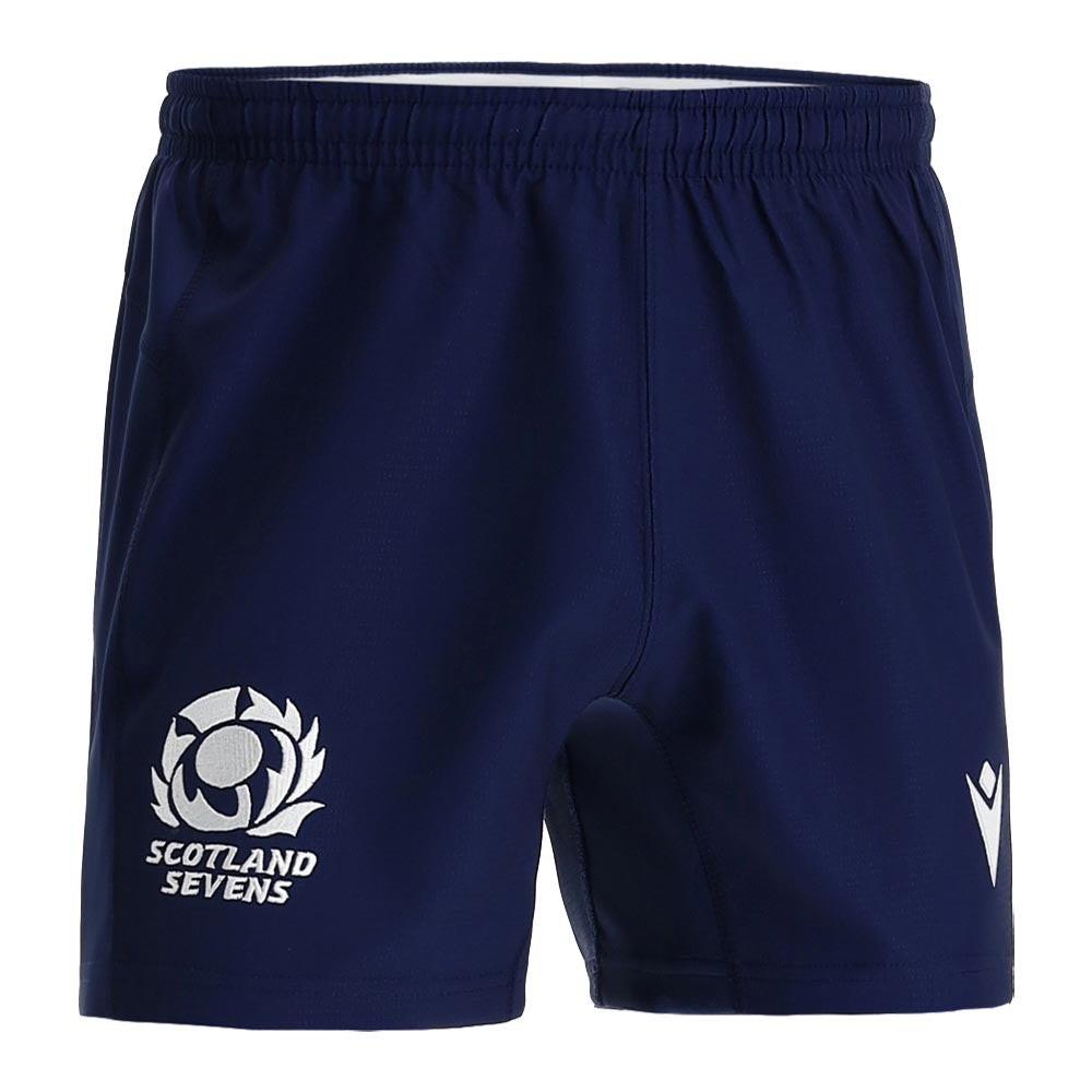 2021-2022 Scotland Home Rugby Shorts (Navy) Product - Shorts Macron   