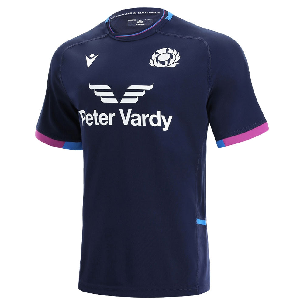 2021-2022 Scotland Home Replica Rugby Shirt (Kids) Product - Football Shirts Macron   