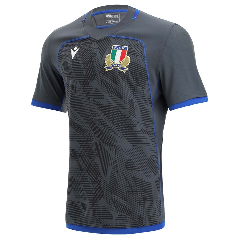 2021-2022 Italy Rugby Training Jersey Product - Training Shirts Macron   