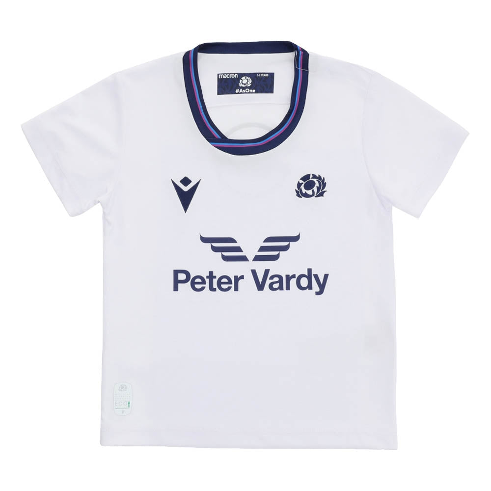 2021-2022 Scotland Away Mini Rugby Shirt Product - Football Shirts Macron   