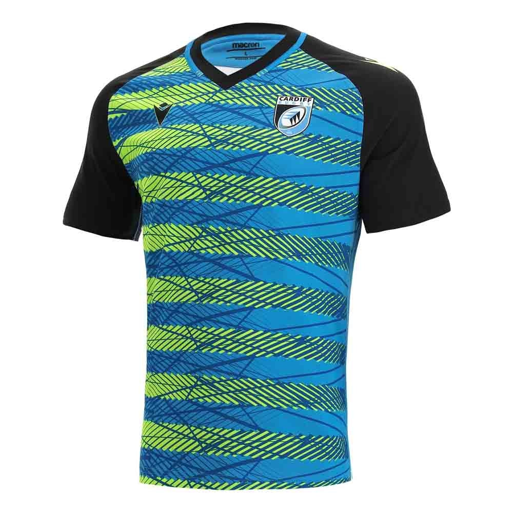 2021-2022 Cardiff Blues Training Jersey (Sky) Product - Training Shirts Macron   
