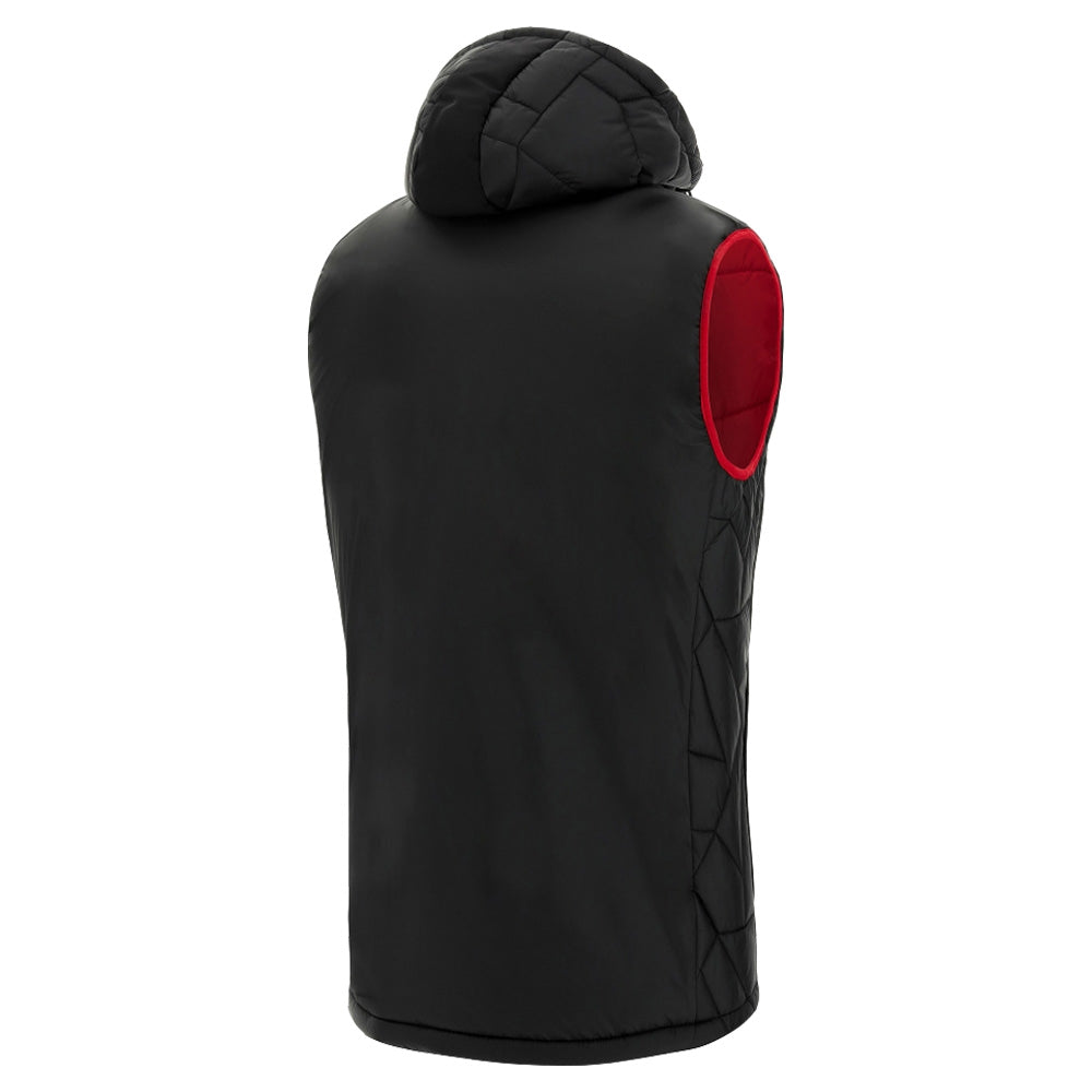 2021-2022 Wales Gilet Jacket (Black) Product - Jackets Macron   