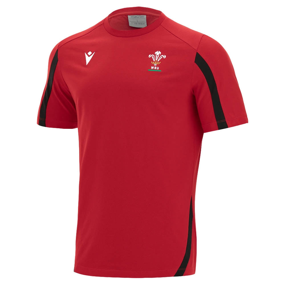 2021-2022 Wales Staff Cottonpoly Shirt (Red)