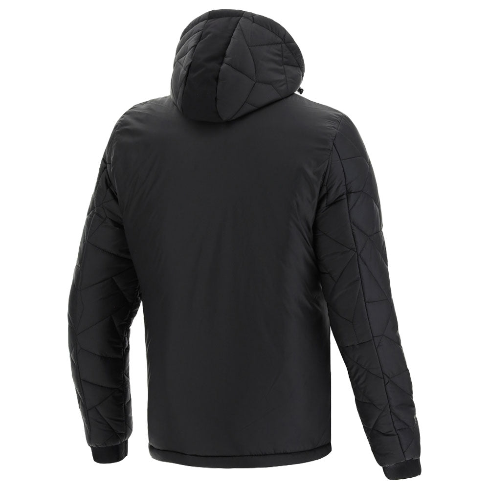 2021-2022 Wales Padded Bomber Jacket (Black) Product - Jackets Macron   