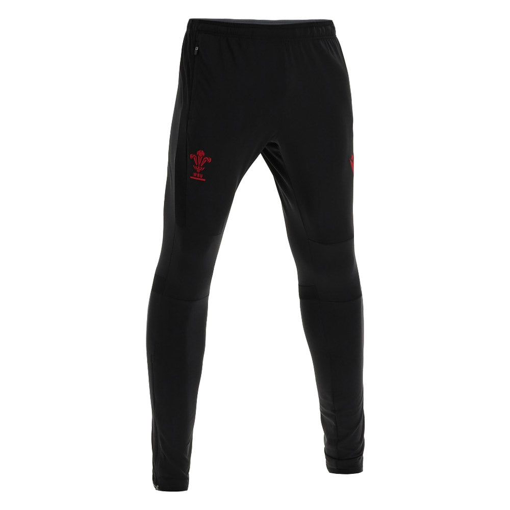 2021-2022 Wales Fitted Training Pants (Black) Product - Pants Macron   