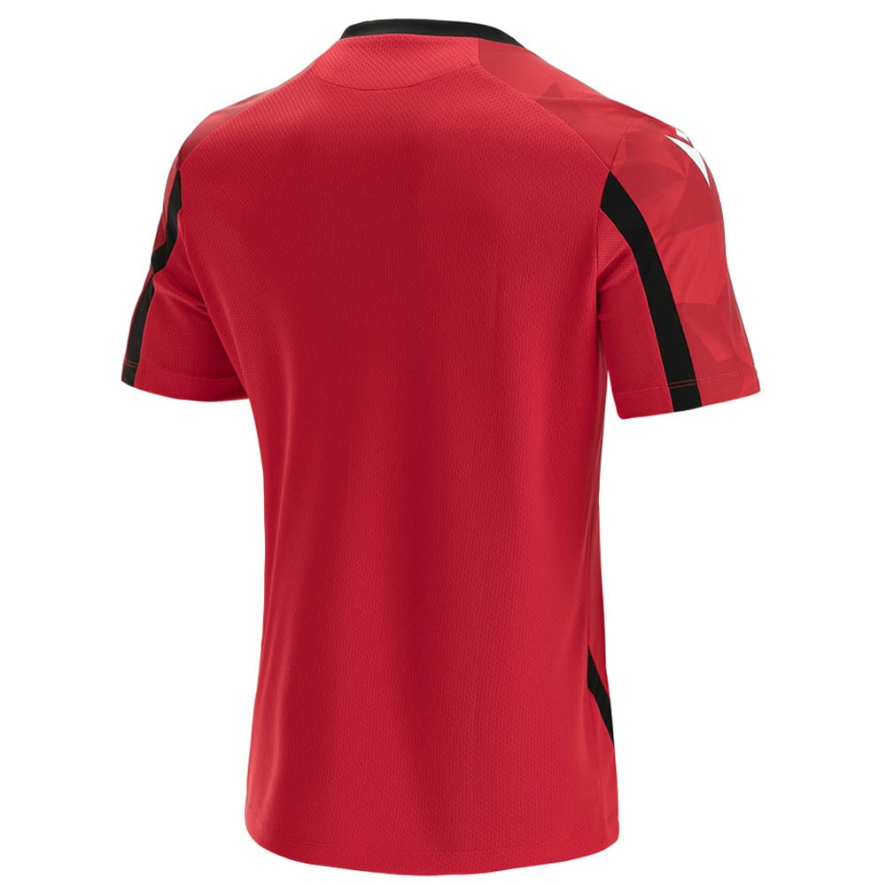 2021-2022 Wales Staff Training Shirt (Red) Product - Training Shirts Macron   