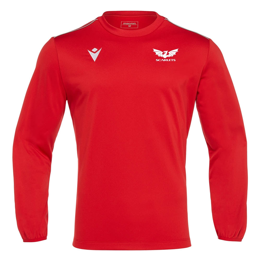 2021-2022 Scarlets Drill Training Top (Red) Product - Training Tops Macron   