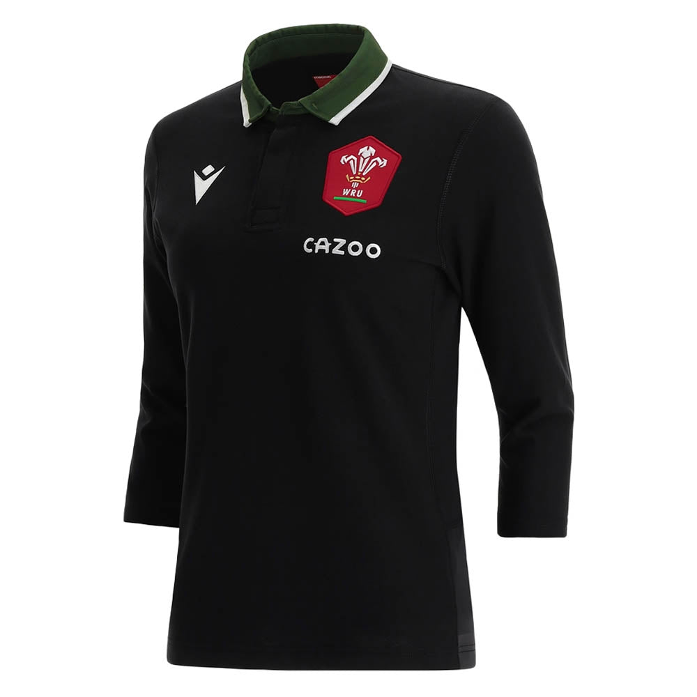 2021-2022 Wales Rugby Alternate Cotton Shirt (Ladies) Product - Football Shirts Macron   