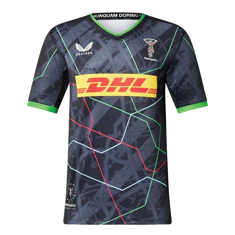 2022-2023 Harlequins Third Rugby Shirt Product - Football Shirts Castore   