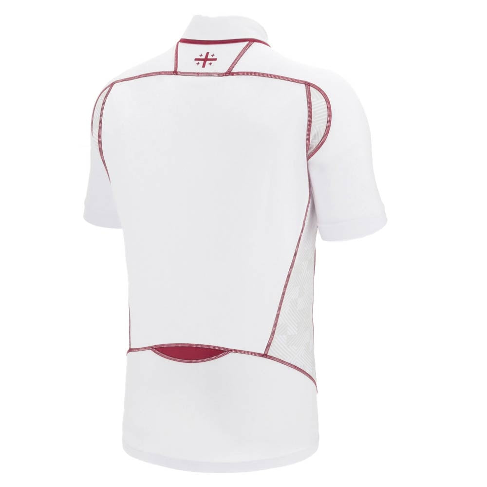 2022-2023 Georgia Rugby Away Shirt (Your Name) Product - Hero Shirts Macron   