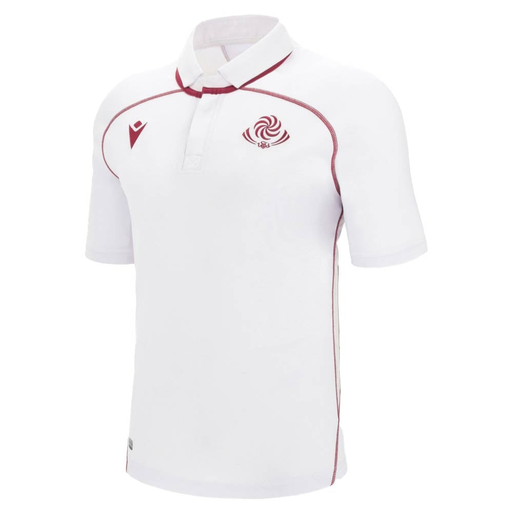 2022-2023 Georgia Rugby Away Shirt (Your Name) Product - Hero Shirts Macron   