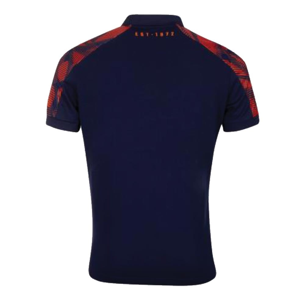 2022-2023 Edinburgh Rugby Travel Poly Polo Shirt (Navy) Product - Polo Shirts Macron   