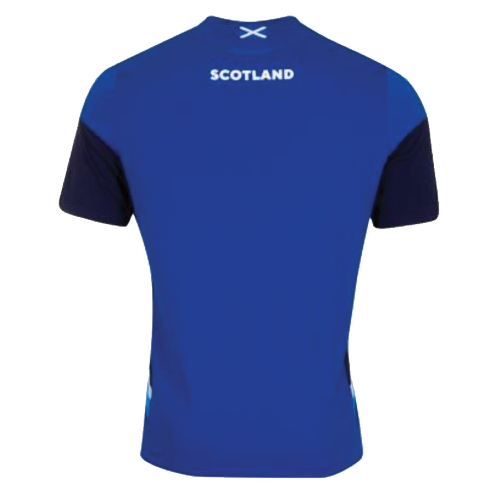2022-2023 Scotland Training Gym T-Shirt (Royal) Product - Training Shirts Macron   