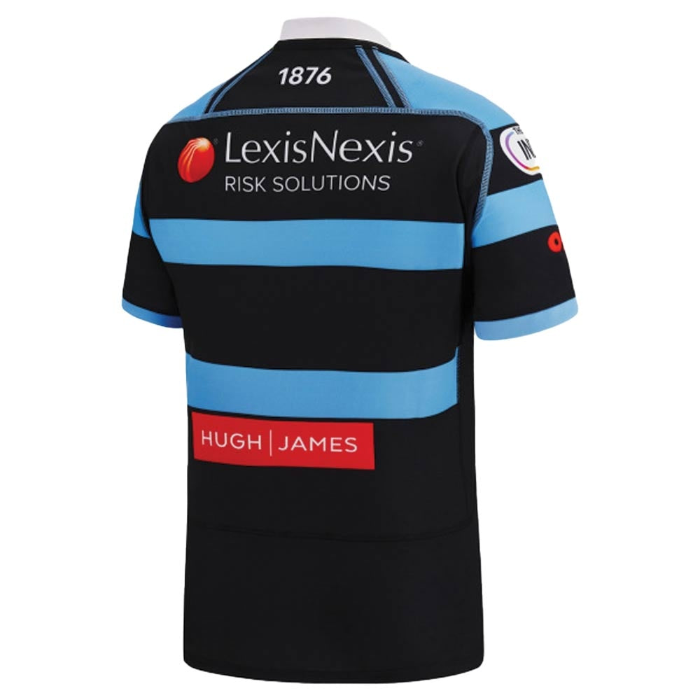 2022-2023 Cardiff Blues Home Rugby Shirt (Kids) (Your Name) Product - Hero Shirts Macron   
