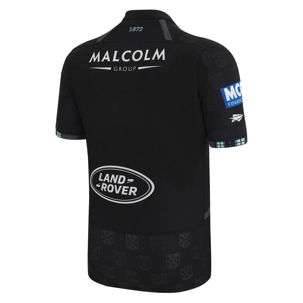 2022-2023 Glasgow Warriors Home Rugby Shirt (Your Name) Product - Hero Shirts Macron   