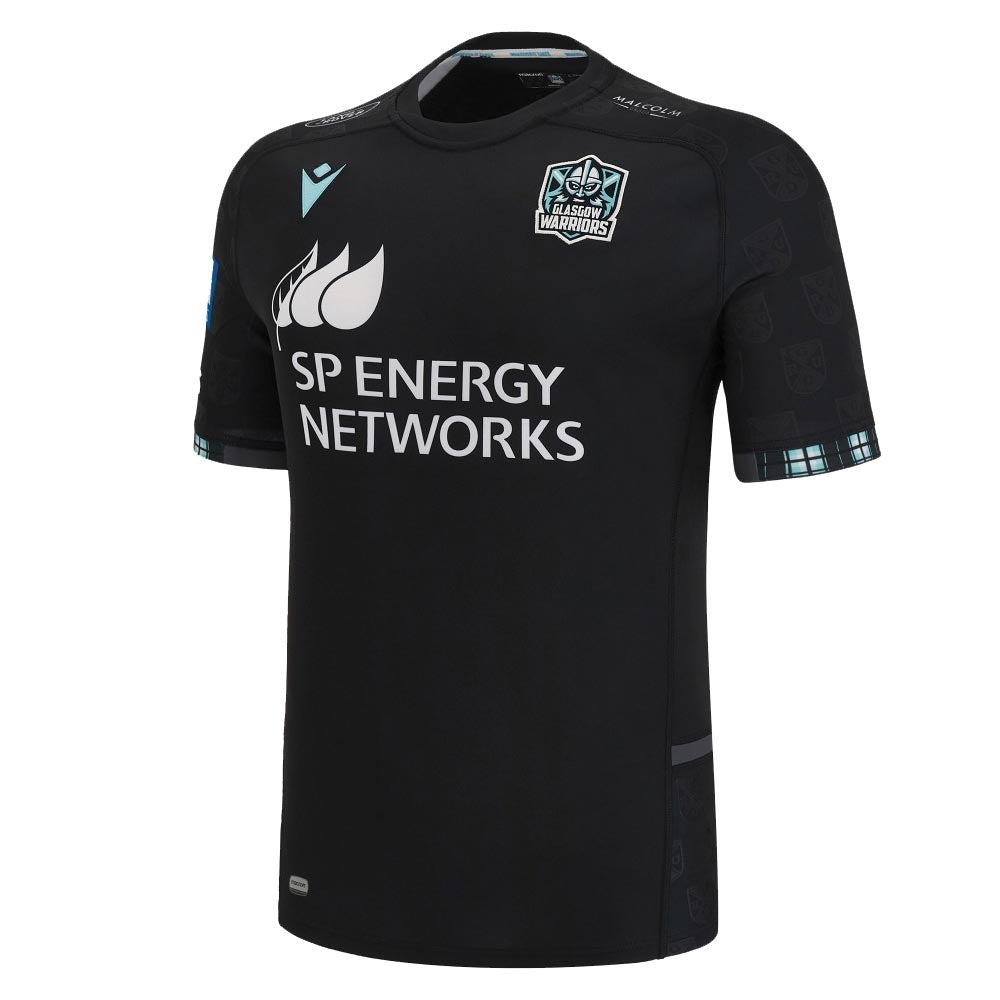2022-2023 Glasgow Warriors Home Rugby Shirt (Your Name) Product - Hero Shirts Macron   