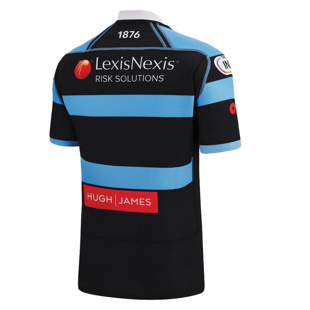 2022-2023 Cardiff Blues Home Rugby Shirt Product - Football Shirts Macron   
