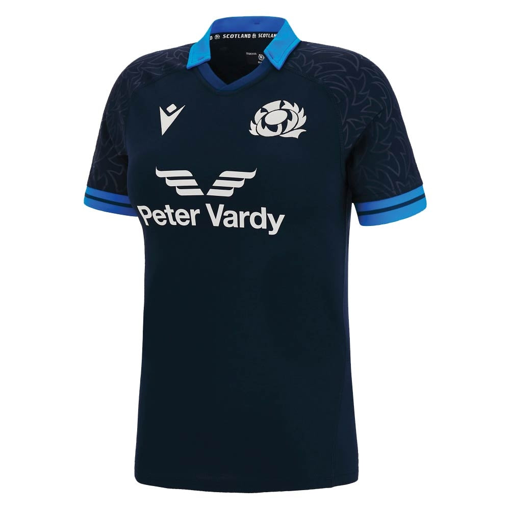 2022-2023 Scotland Home Rugby Shirt Poly (Ladies) Product - Football Shirts Macron   