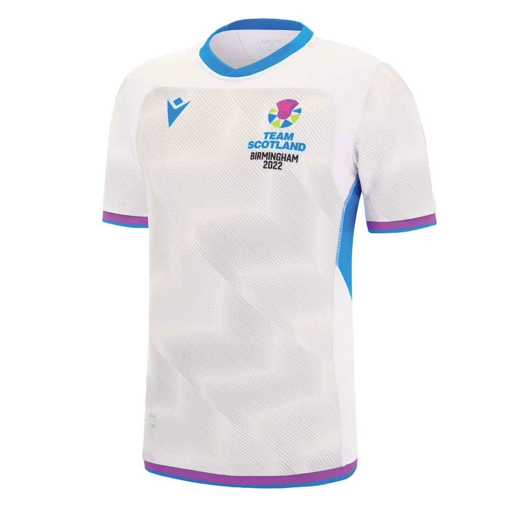 2022 Scotland Commonwealth Games Away Rugby Shirt Product - Football Shirts Macron   
