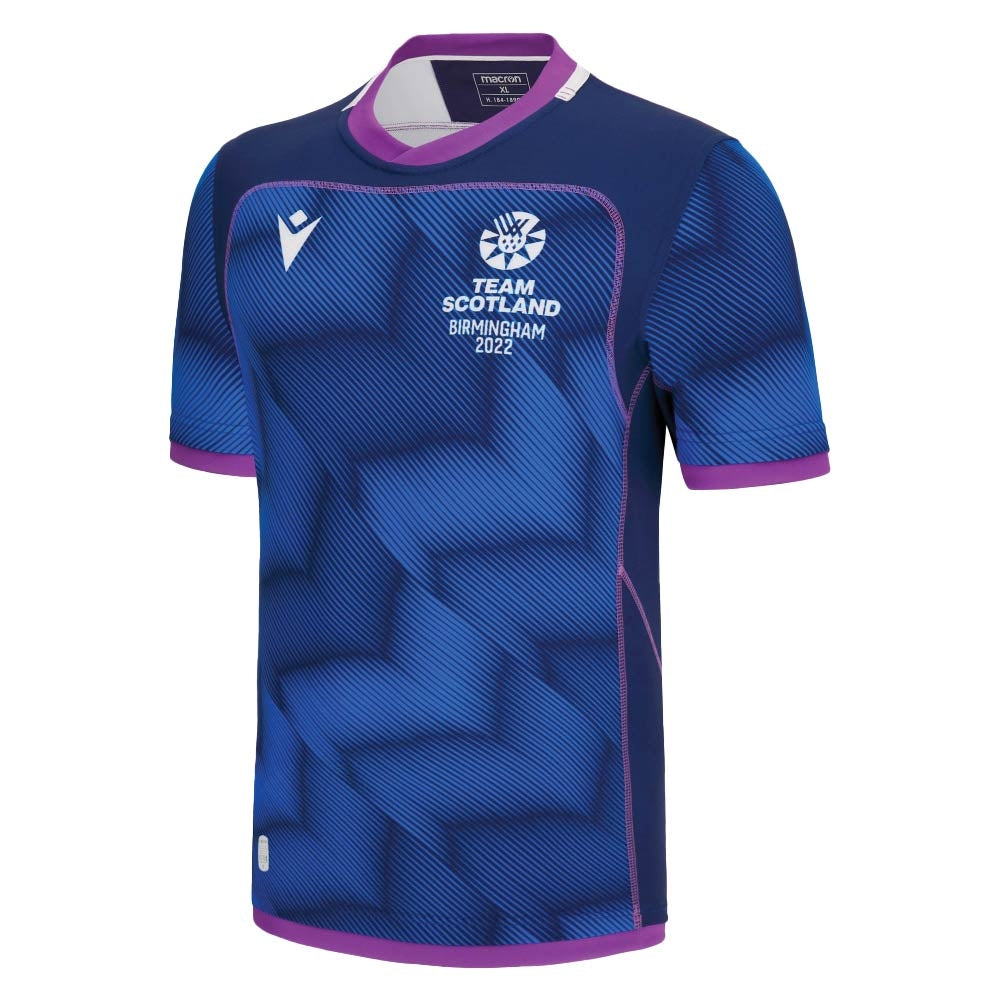 2022 Scotland Commonwealth Games Home Rugby Shirt Product - Football Shirts Macron   