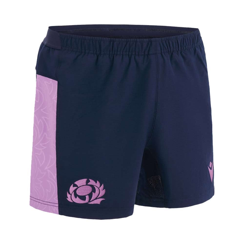 2022-2023 Scotland Rugby Away Shorts (Navy) Product - Shorts Macron   