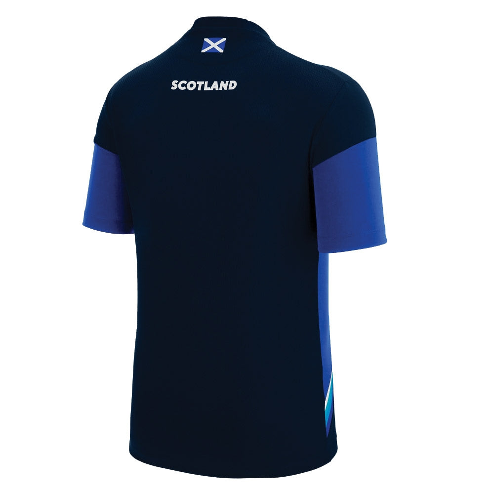 2022-2023 Scotland Player Gym Training T-Shirt (Navy) Product - Training Shirts Macron   