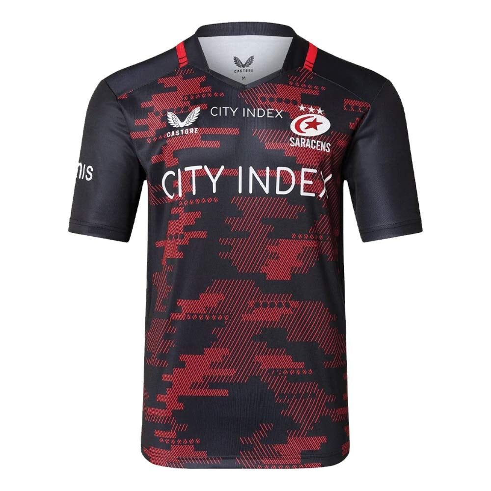 2022-2023 Saracens Home Rugby Shirt Product - Football Shirts Castore   
