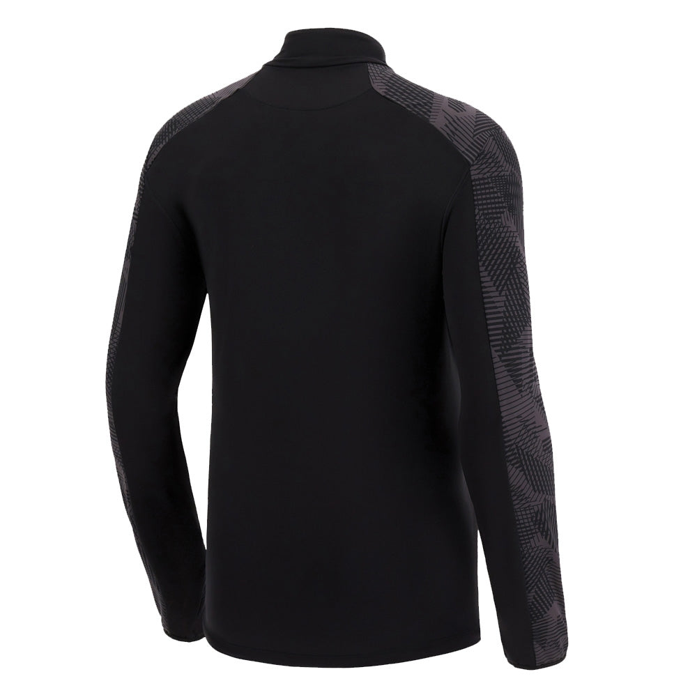 2022-2023 Glasgow Warriors Half Zip Softshell Jacket (Black) Product - Jackets Macron   