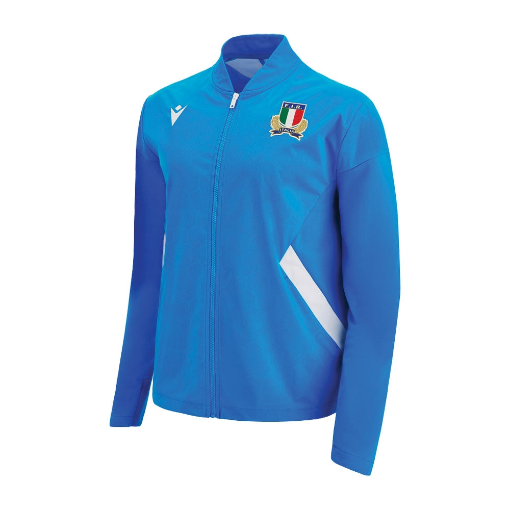 2022-2023 Italy Anthem Jacket (Blue) Product - Jackets Macron   