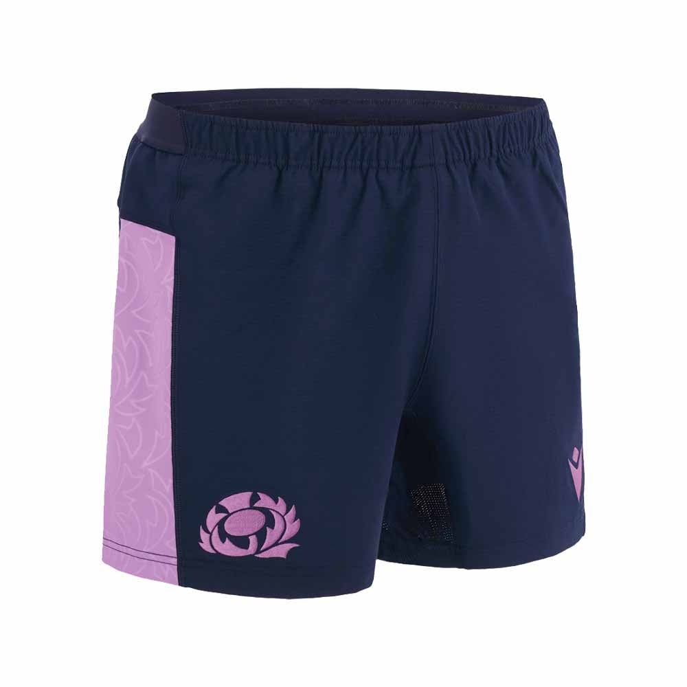 2022-2023 Scotland Away Rugby Shorts (Navy) Product - Shorts Macron   