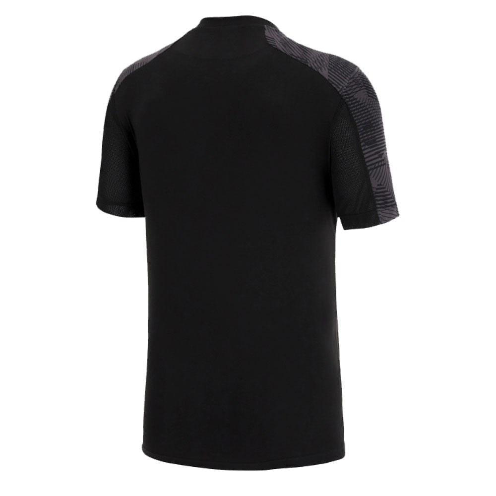 2022-2023 Glasgow Warriors Poly Training Gym Shirt (Black) Product - Training Shirts Macron   