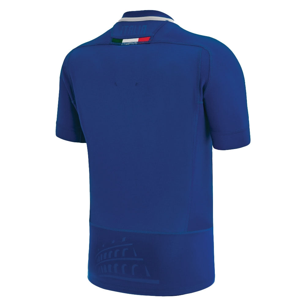 2022-2023 Italy Home Authentic Rugby Shirt (Your Name) Product - Hero Shirts Macron   