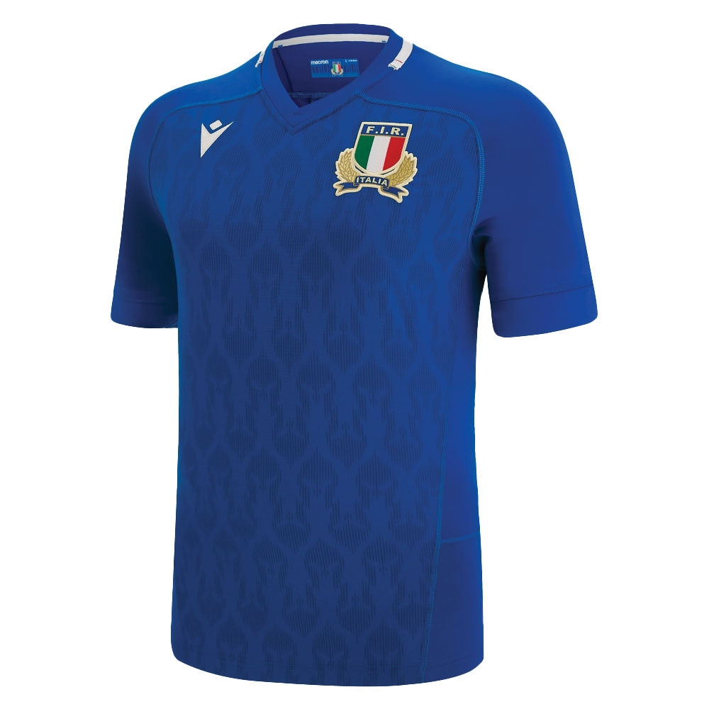 2022-2023 Italy Home Authentic Rugby Shirt Product - Football Shirts Macron   