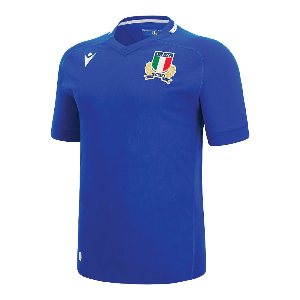 2022-2023 Italy Home Rugby Shirt (Kids) Product - Football Shirts Macron   