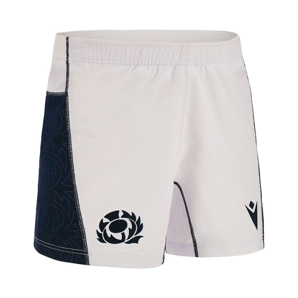2022-2023 Scotland Home Rugby Shorts (White) - Kids Product - Shorts Macron   