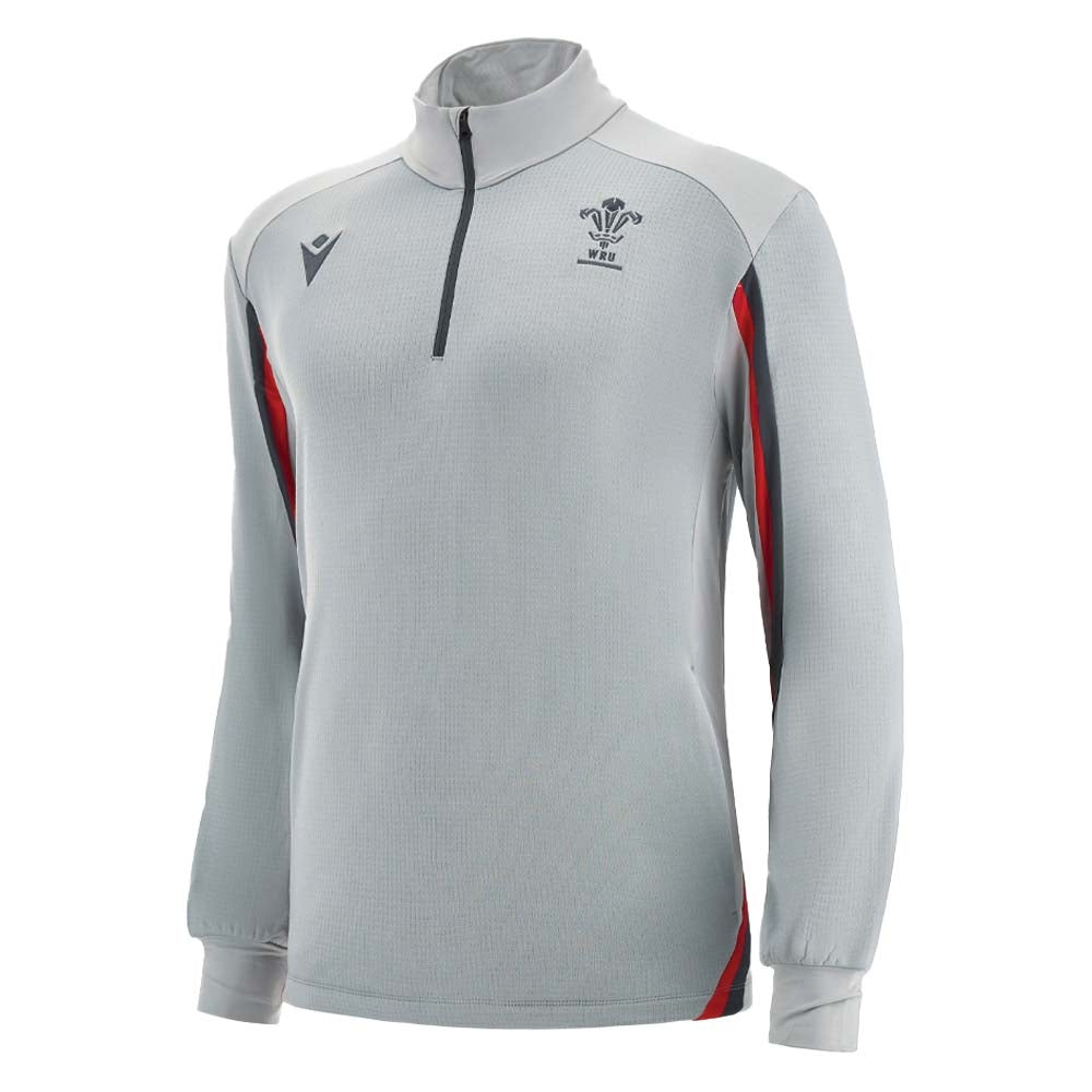 2022-2023 Wales Travel Fleece (Grey) Product - Training Tops Macron   