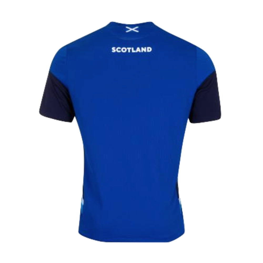 2022-2023 Scotland Training Gym Tee (Blue) - Kids (Your Name) Product - Hero Shirts Macron   