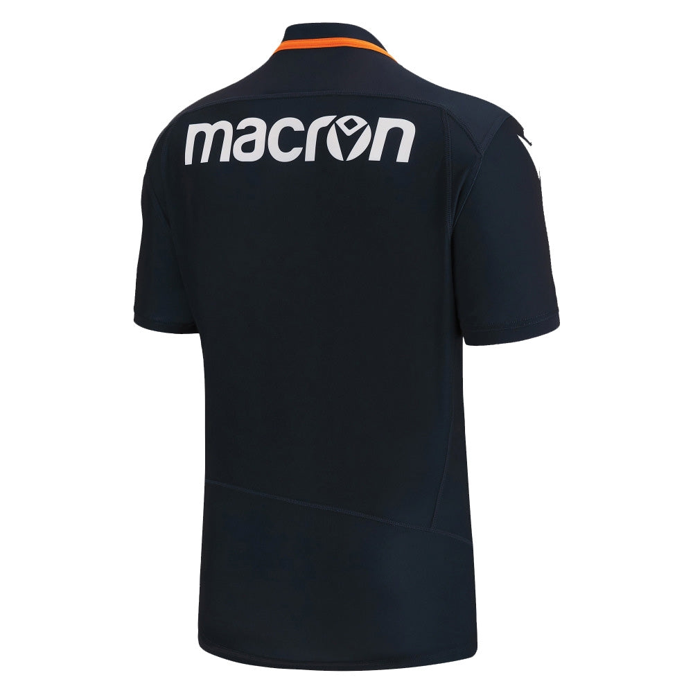 2022-2023 Edinburgh Rugby Training Jersey (Navy) (Your Name) Product - Hero Shirts Macron   