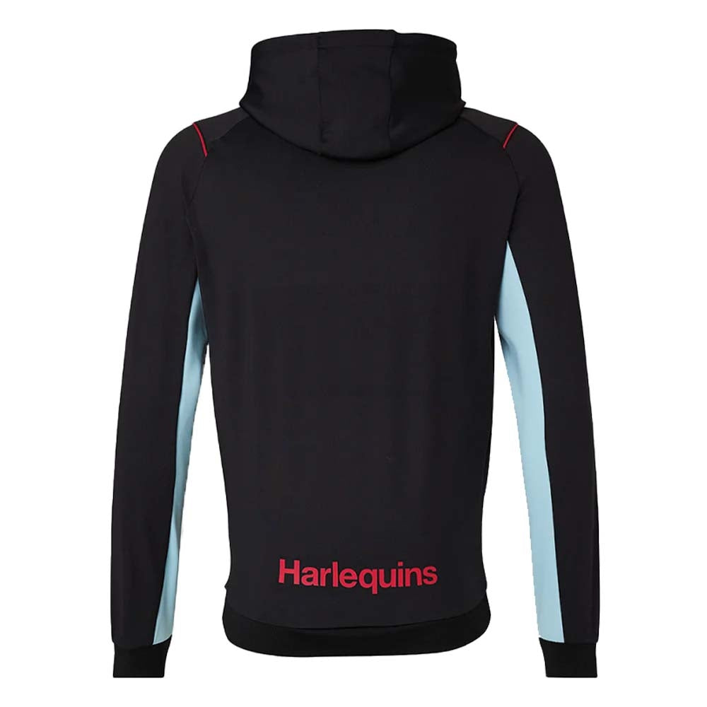 2022-2023 Harlequins Hoody (Black) Product - Hoodies Castore   