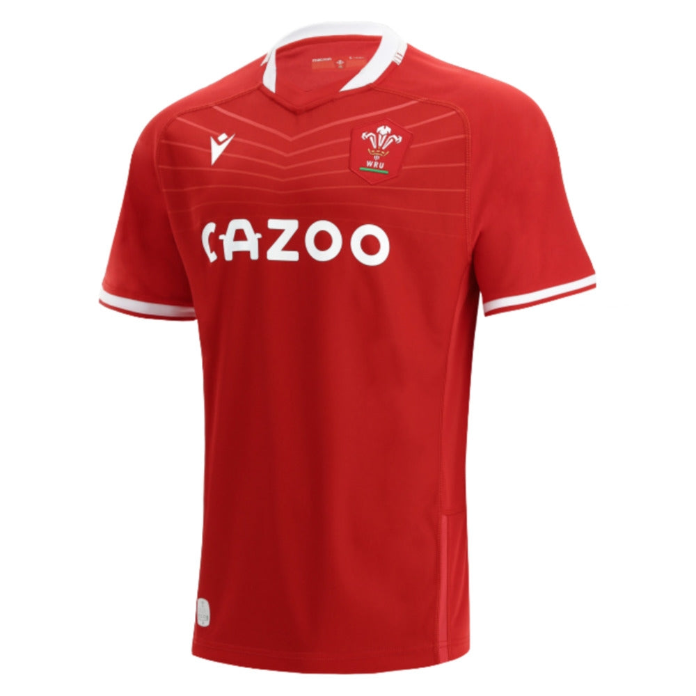 2022-2023 Wales Home Pathway Rugby Shirt Product - Football Shirts Macron   