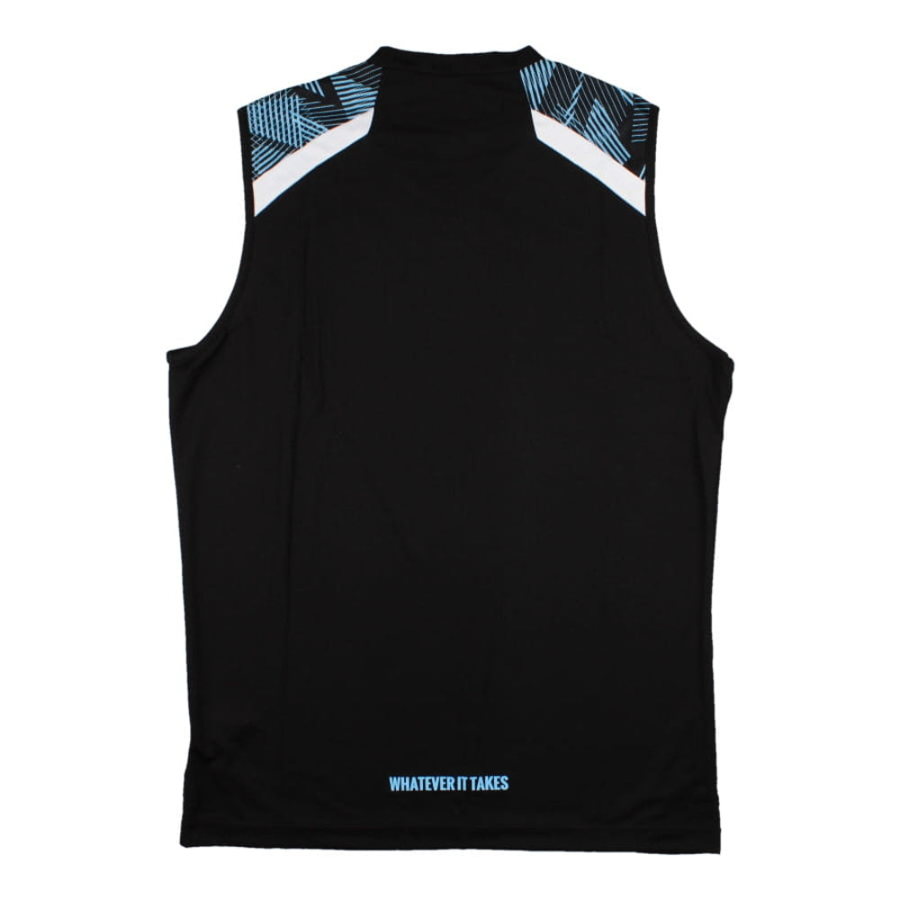 2022-2023 Glasgow Warriors Sleeveless Gym Vest (Black) (Your Name) Product - Hero Shirts Macron   
