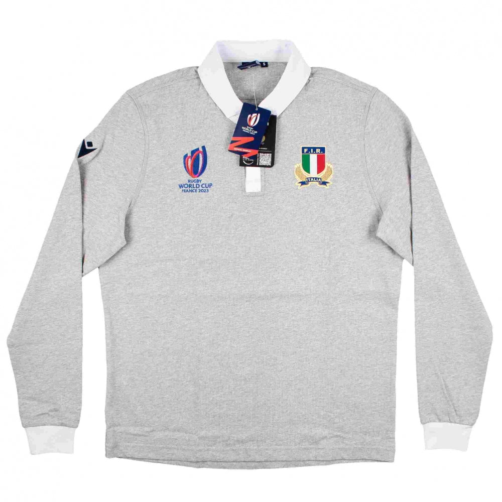 2023 Italy Rugby RWC Country Cottonpoly Rugby Jersey Product - Football Shirts Macron   
